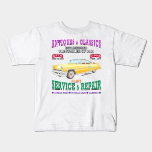 Antique Classic Car Garage Hot Rod Novelty Gift Kids T-Shirt